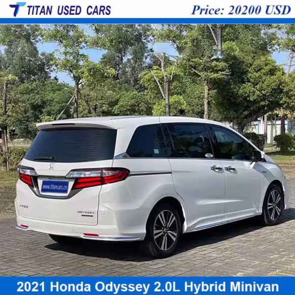 white Used 2021 Honda Odyssey Minivan from china