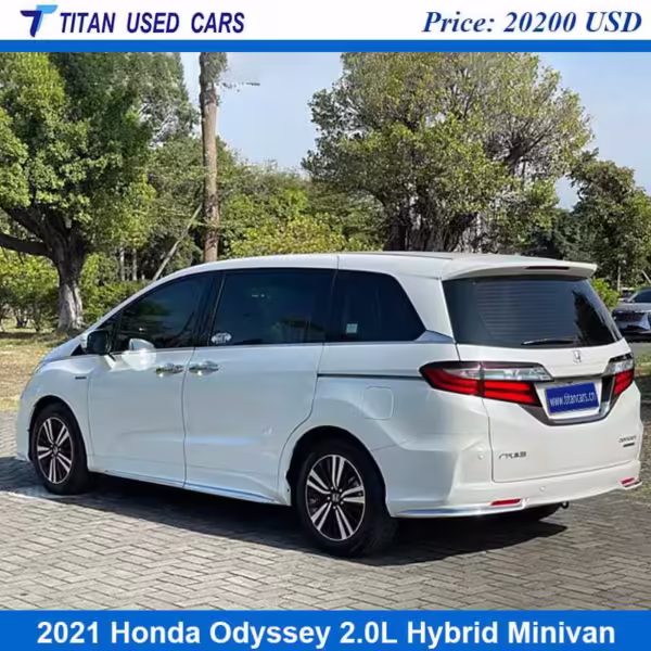 white Used 2021 Honda Odyssey Minivan