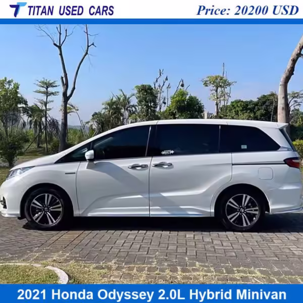 white Used 2021 Honda Odyssey Minivan for sale