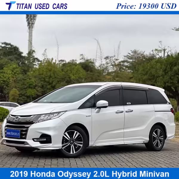 white Used 2019 Honda Odyssey Minivan