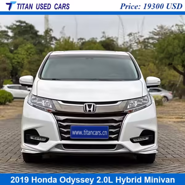 white Used 2019 Honda Odyssey Minivan for sale