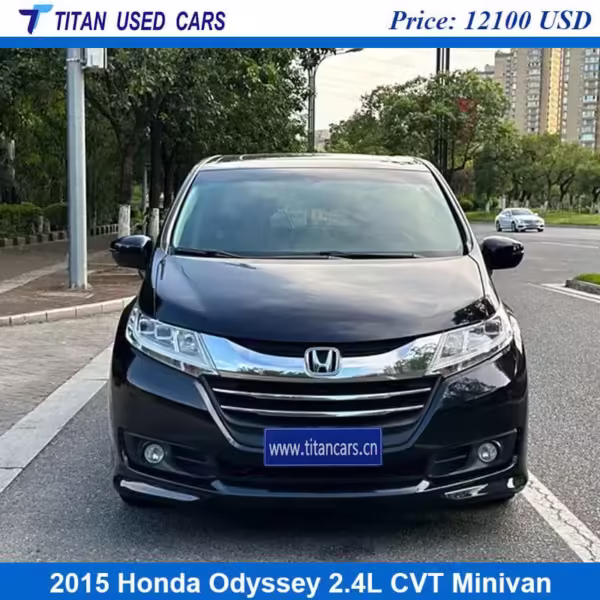 black Used 2015 Honda Odyssey Minivan from china