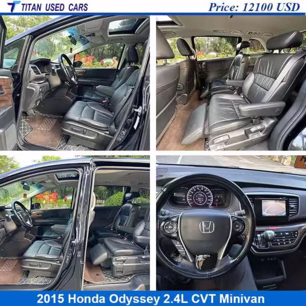 interior of the Used 2015 Honda Odyssey Minivan