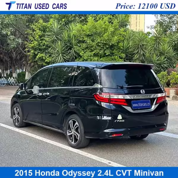 black Used 2015 Honda Odyssey Minivan