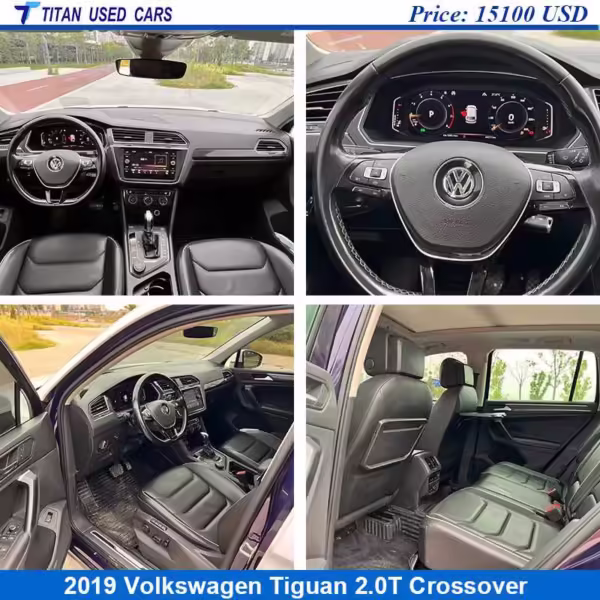 Used 2019 Volkswagen Tiguan White for Sale Interior