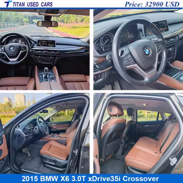 Used 2015 BMW X6 for Sale Interior