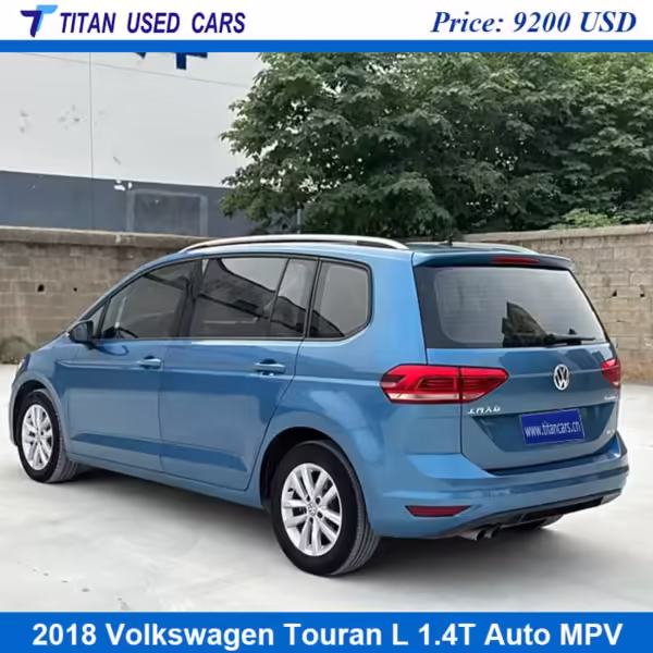 blue Used Volkswagen Touran 2018