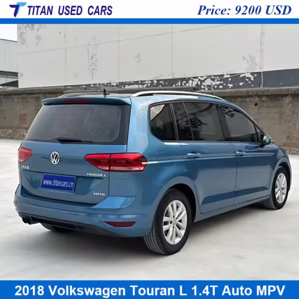 blue Used Volkswagen Touran 2018 for sale