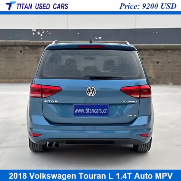 blue Used Volkswagen Touran 2018