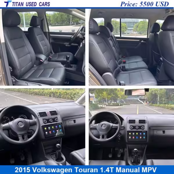 interior of the Second Hand VW Touran 2015