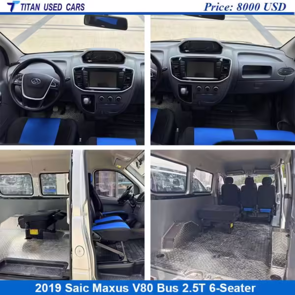 interior of the 2019 Saic Motor Maxus V80