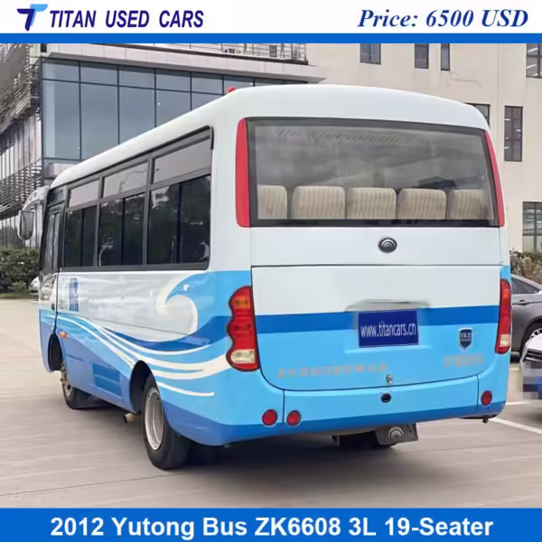 blue used 2012 Yutong Coach Bus made in china