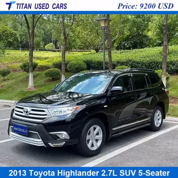 Black Used 2013 Toyota Highlander SUV for Sale