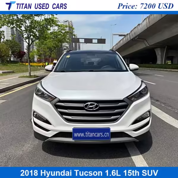 White Used 2018 Hyundai Tucson for Sale in Africa