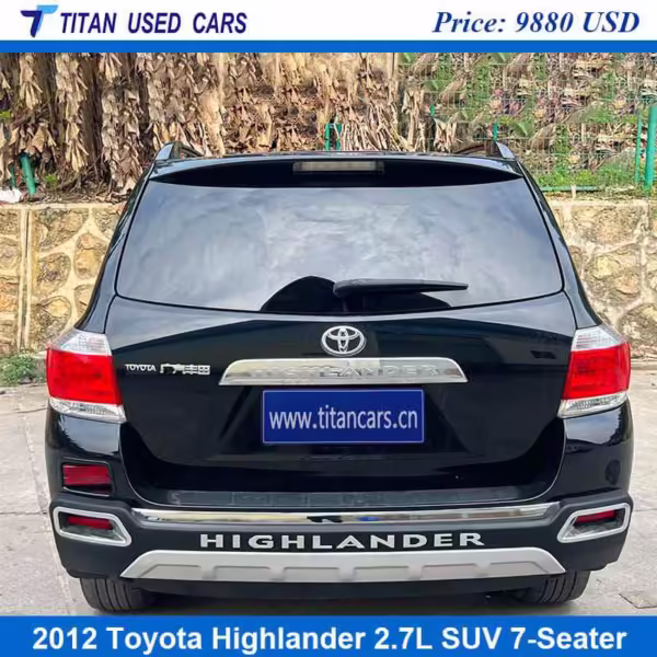 Black Used Toyota Highlander 2012 Price