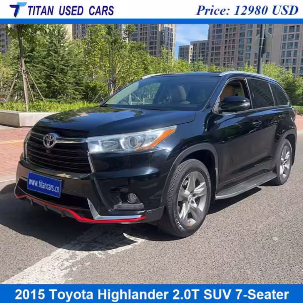 Used 2015 Toyota Highlander SUV Black