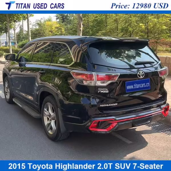Black Used 2015 Toyota Highlander SUV Price