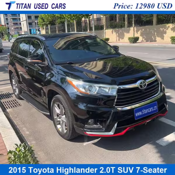 Black Used 2015 Toyota Highlander SUV