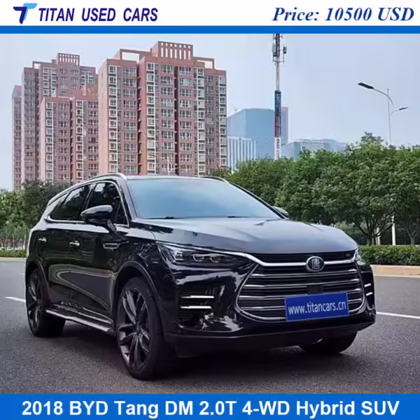 Black Used 2018 BYD Tang for Sale Price