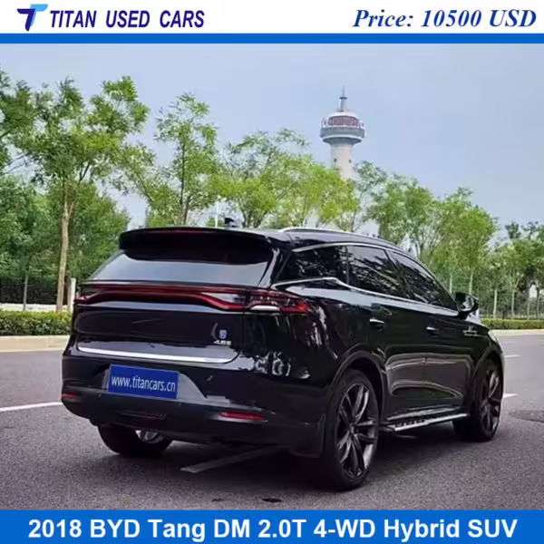 Black Used 2018 BYD Tang for Sale
