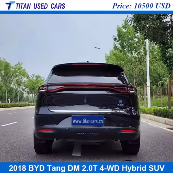 Black Used 2018 BYD Tang for Sale in Africa