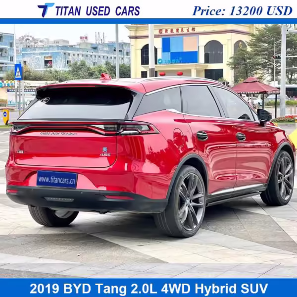 Red/Purple Used 2019 BYD Tang for Sale