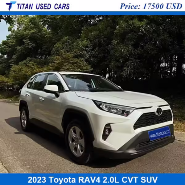 black seats of the used Toyota RAV4 2023