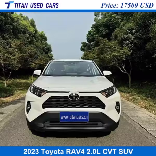 white used Toyota RAV4 2023