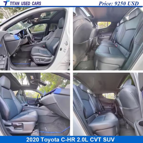 White Used Toyota CHR 2020 Price for Sale Details