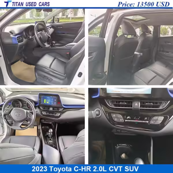 White Used CHR Toyota 2023 Price for Sale Details