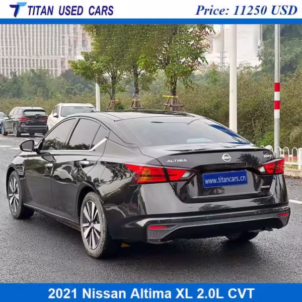 used Nissan Altima 2021 with black color