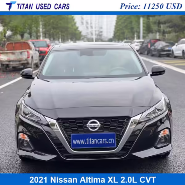 used Nissan Altima 2021 with black color