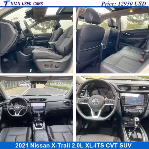 interior of the used Nissan X Trail 2021 for sale