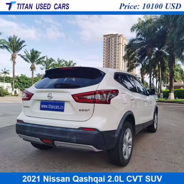 white Nissan Qashqai 2021 used car in nigeria