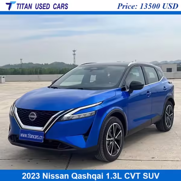 blue used Nissan Qashqai 2023 in Africa.