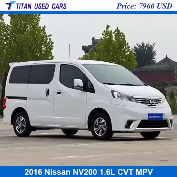 white Used 2016 Nissan NV200 7 Seater from china