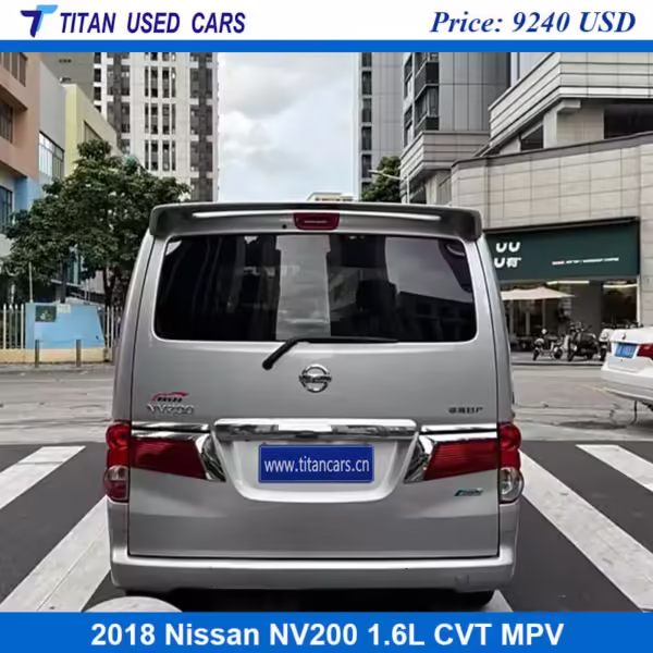 silver used NV200 Nissan 2018 for sale