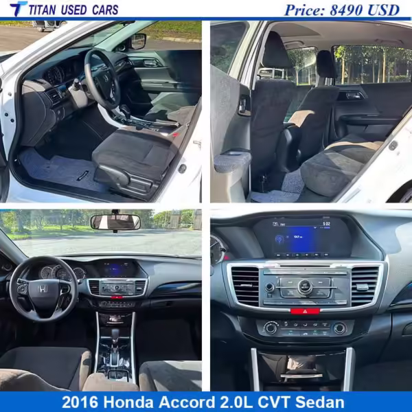 Used 2016 Honda Accord Sedan for Sale from China