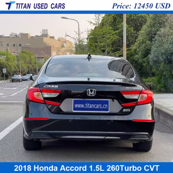 Used 2018 Honda Accord Sport 1.5T for Sale Black