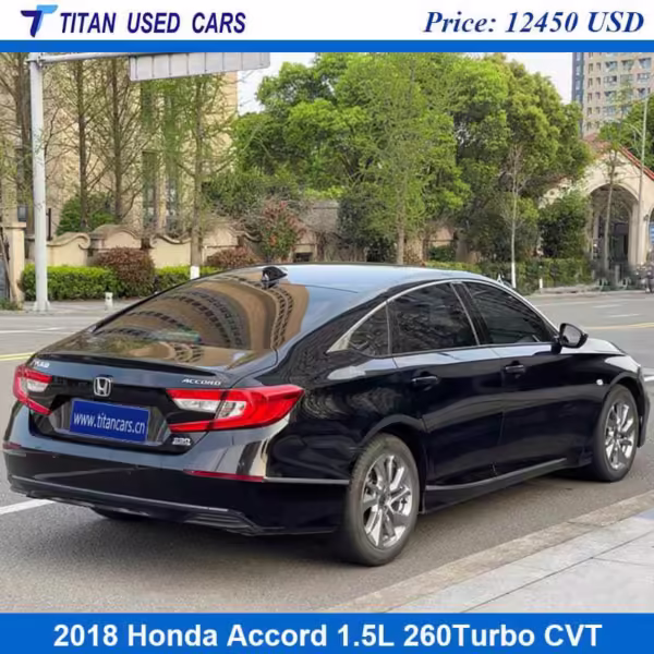 Black Used 2018 Honda Accord Sport 1.5T for Sale