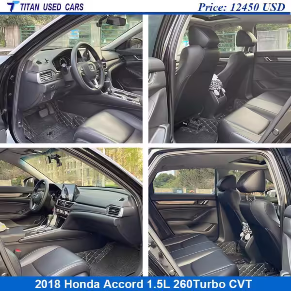 Black Used 2018 Honda Accord Sport 1.5T for Sale