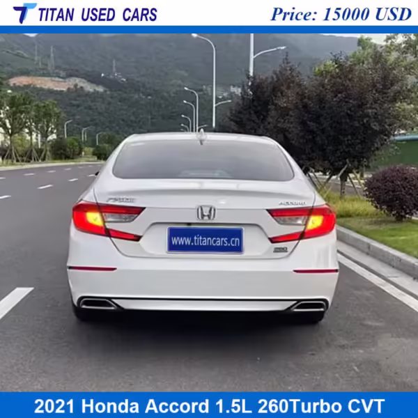 white used 2021 Honda Accord Sport 1.5T