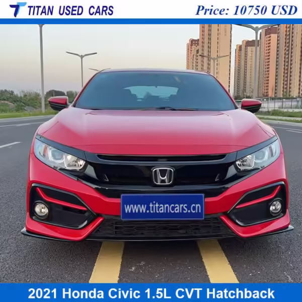 Red Used Honda Civic Hatchback 2021 in Ghana