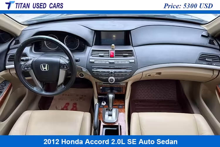 Honda Accord 2012 Second Hand for Sale from China
