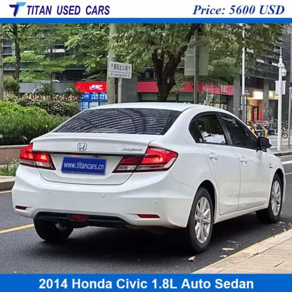 White Used 2014 Honda Civic Sedan for Sale from China