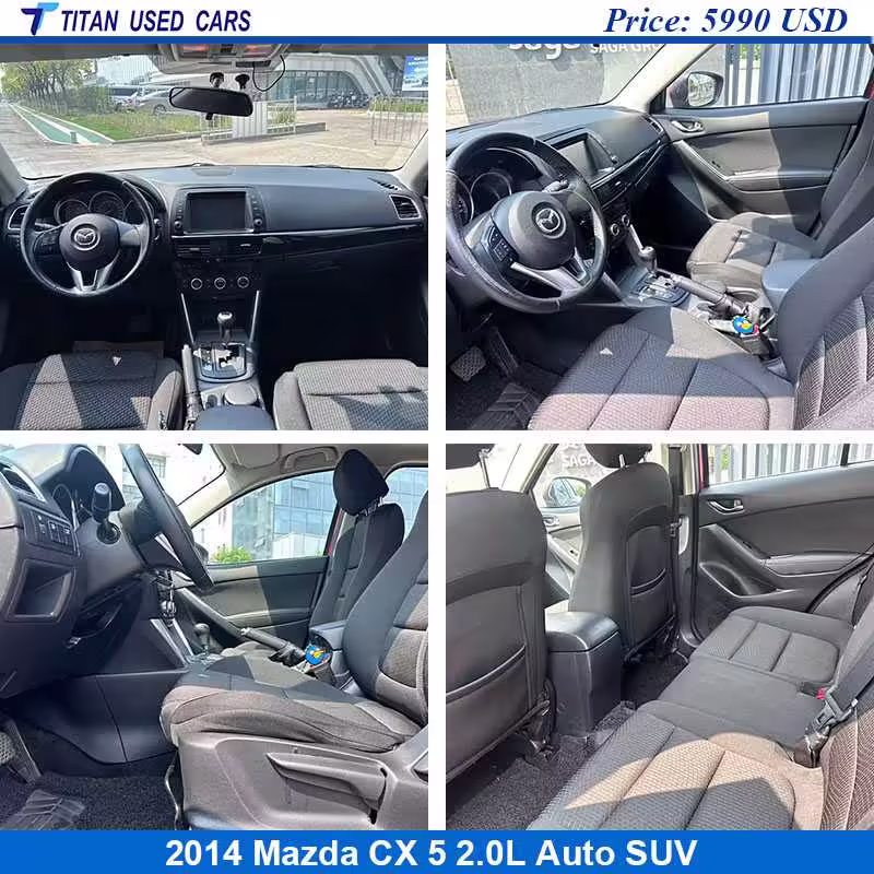 1722842997-2014 Mazda CX 5 2.0L Auto SUV (7) Used 2014 Mazda CX 5 SUV for Sale Interior