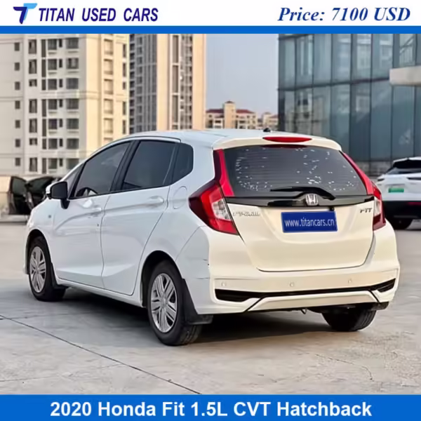 White Used 2020 Honda Fit Hatchback for Sale Near Me