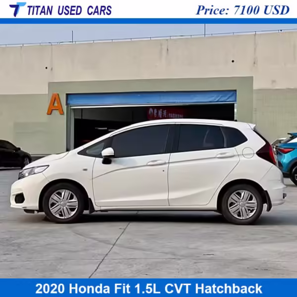 White Used 2020 Honda Fit Hatchback for Sale in Uganda