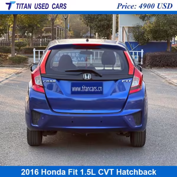 Blue Used 2016 Honda Fit Hatchback for Sale