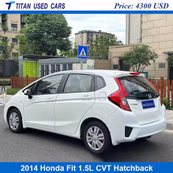 White Used Honda Fit Hatchback 2014 Price Near Me
